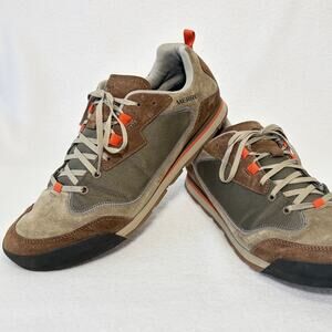 Merrell Burnt Rock Travel Suede Sneakers Mens 14 Shoes Brown Low Top J95233
